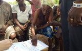 Discussing ways of communicating weather information with women farmers